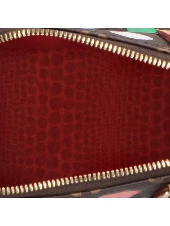 Louis Vuitton Alma BB Paint Dot Monogram Leather Handbag - Picture 3 of 5